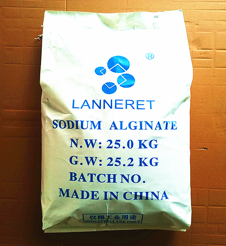 Textile grade sodium alginate