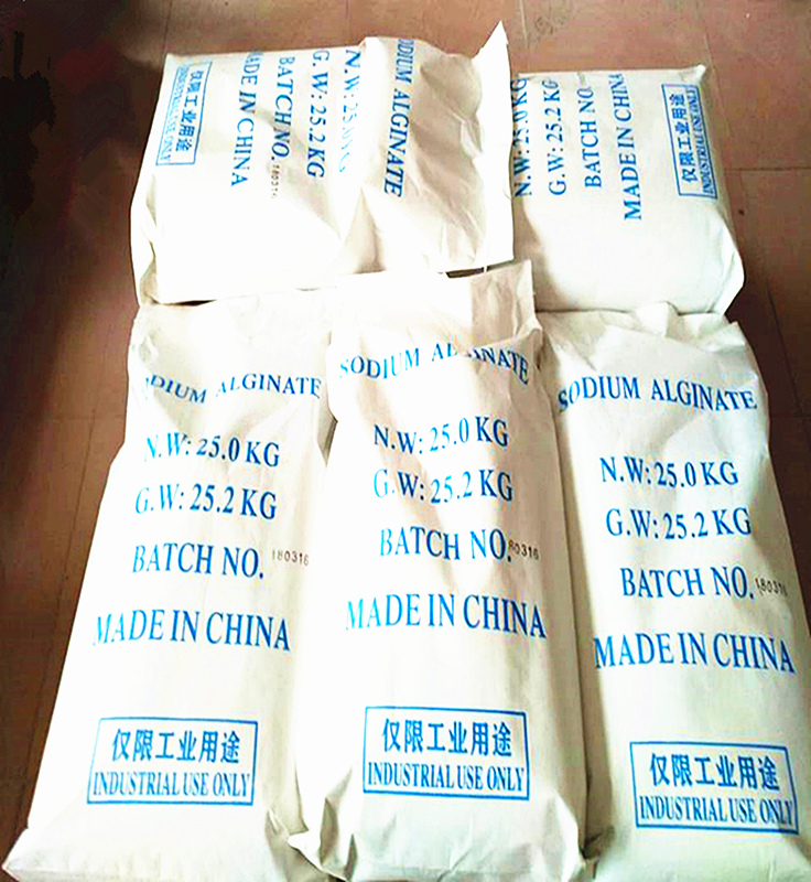 Textile grade sodium alginate
