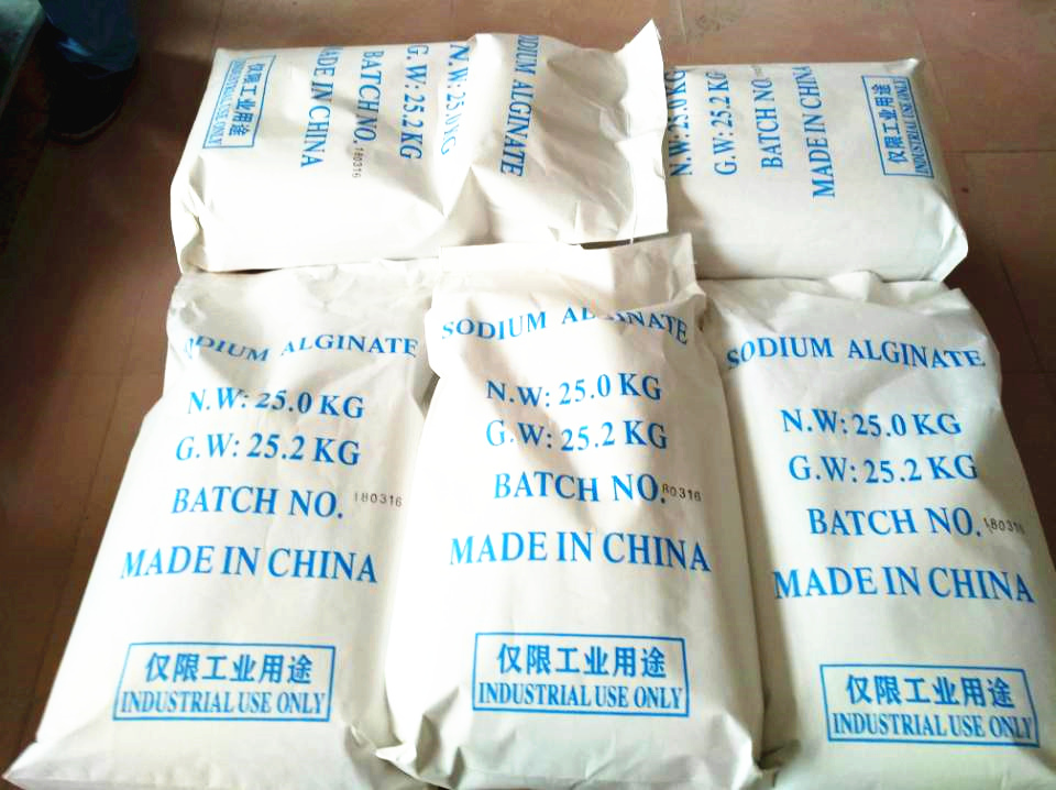 Textile grade sodium alginate