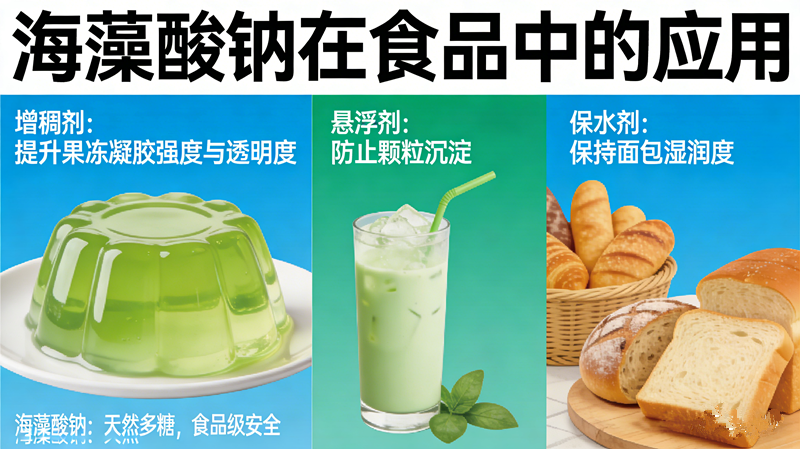Food Grade Sodium Alginate: Top Applications in Food & Beverage Industry Food Grade Sodium Alginate: Top Applications in Food & Beverage Industry