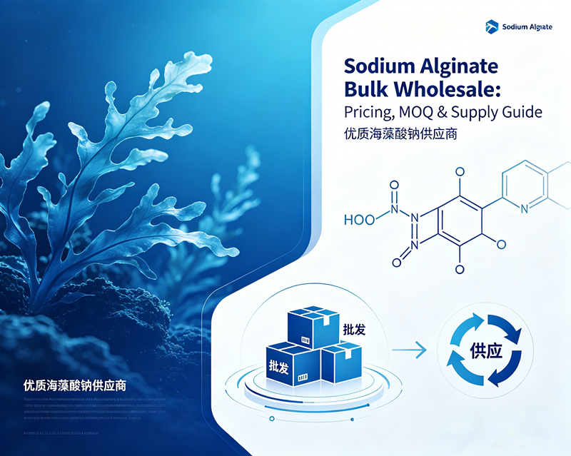 Sodium Alginate Bulk Wholesale: Pricing, MOQ & Supply Guide