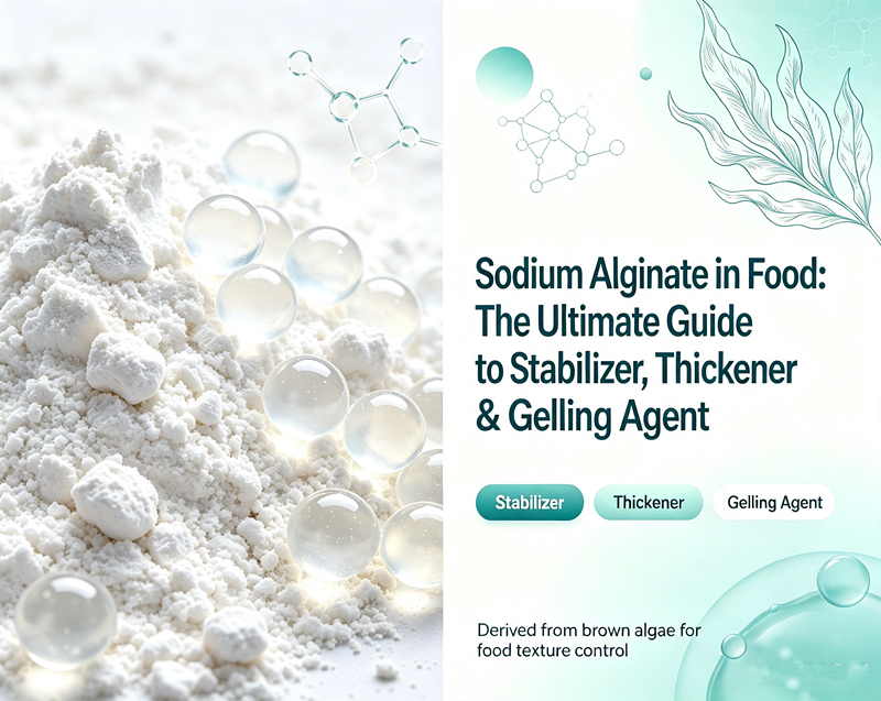 Sodium Alginate in Food: The Ultimate Guide to Stabilizer, Thickener & Gelling Agent