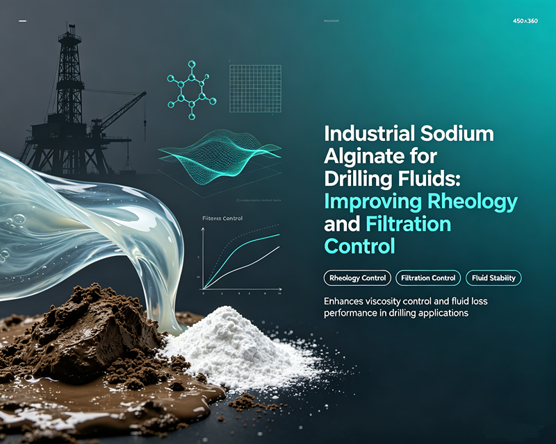 Industrial Sodium Alginate for Drilling Fluids: Improving Rheology and Filtration Control