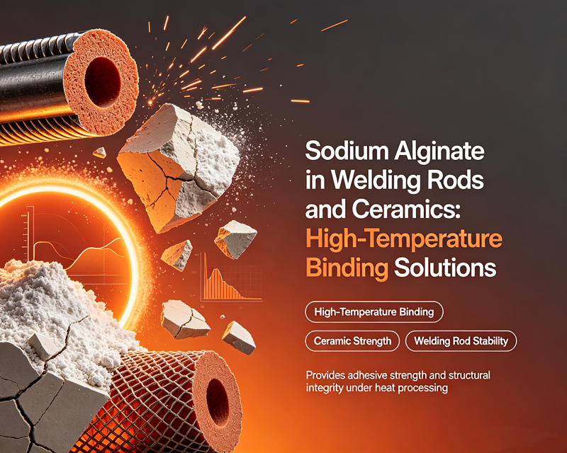 Sodium Alginate in Welding Rods and Ceramics: High-Temperature Binding Solutions