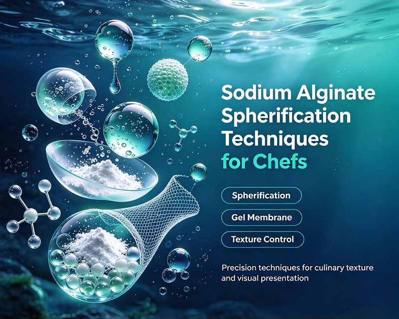 Sodium Alginate Spherification Techniques for Chefs