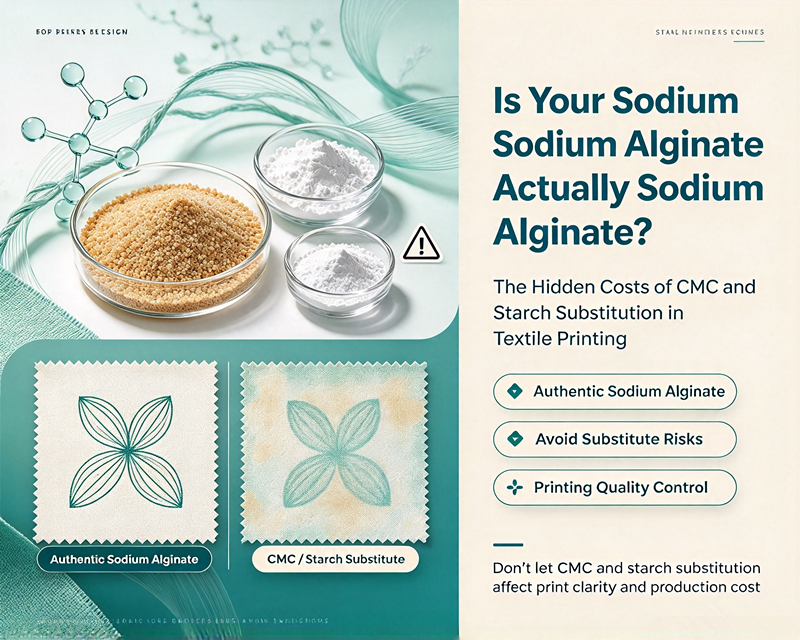 Is Your "Sodium Alginate" Actually Sodium Alginate? The Hidden Costs of CMC and Starch Substitution 